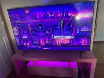 65in Roku tv with tv stand