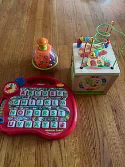 VTech Alphabet Town + Baby Toy Bundle