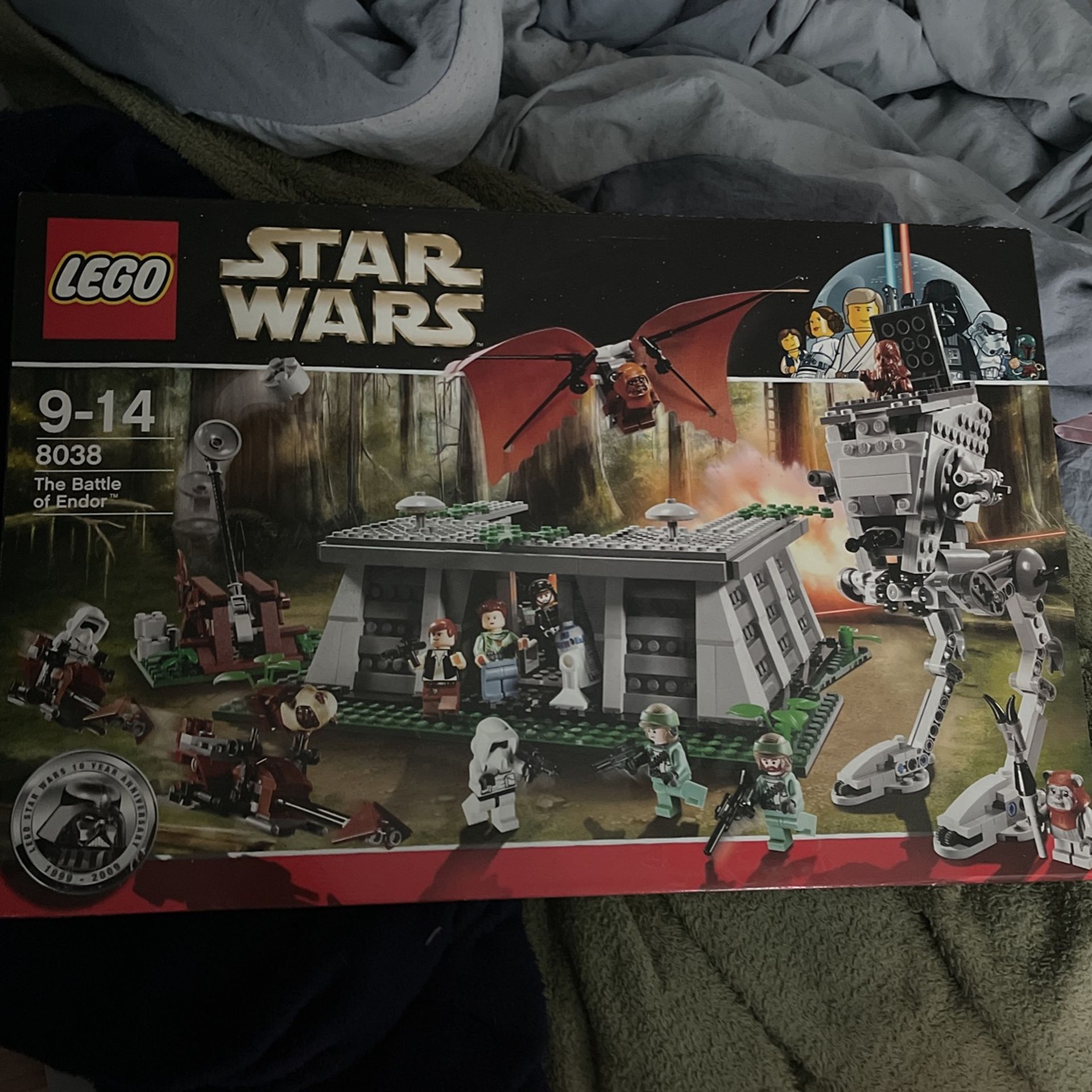 VINTAGE LEGO STAR WARS BATTLE OF ENDOR FULLY CONSTRUCTED CAN BE
