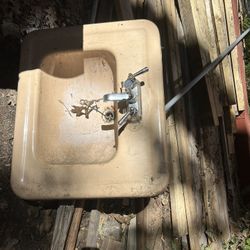 Vintage Cast Iron Sink