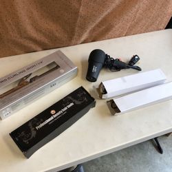 Professional Hair Salon Irons And Dryer (5)pieces