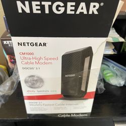 Netgear CM1000 Ultra-High Speed Modem Docsis 3.1 Complete WiFi Home Internet