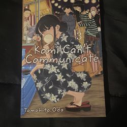 Komi Can’t Communicate Manga Volume 3