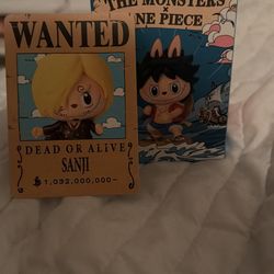 Sanji one piece labubu