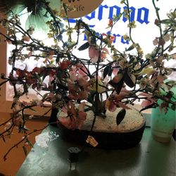 Beautiful Glass Artificial Plant 