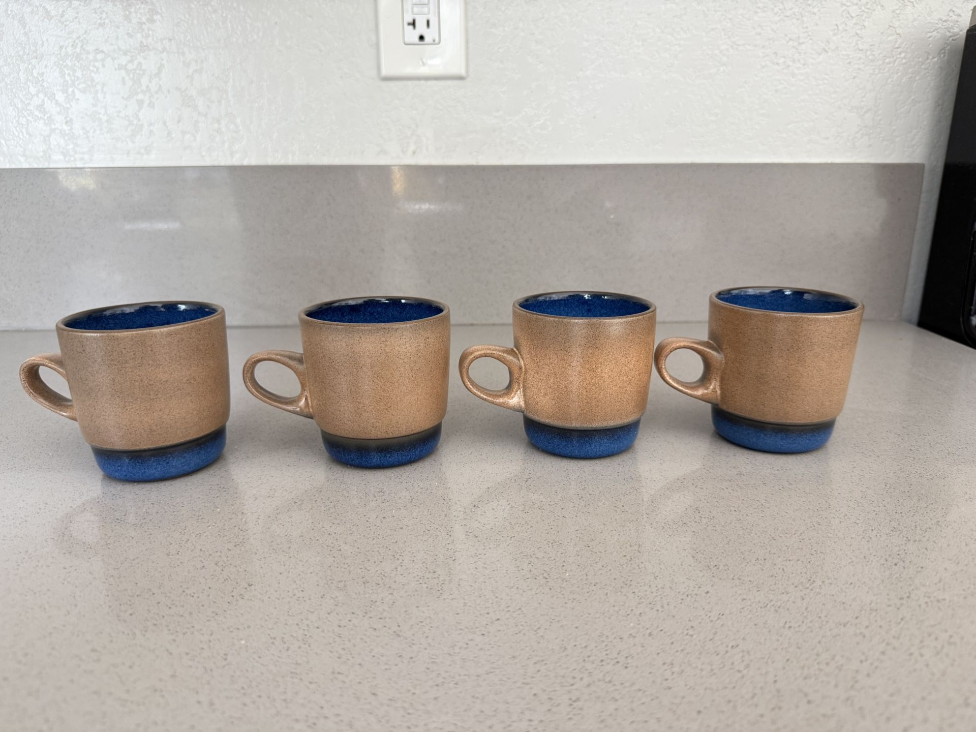 Heath Ceramics Stacking Mugs Blue