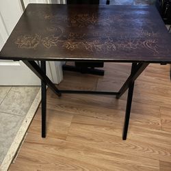 Trey table set - Real Wood 