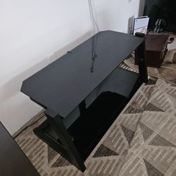 Glass TV Table Stand