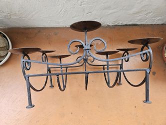 Decorative Wrought Iron Candelabra