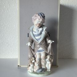 Lladro 5901 Surprise Circus Clown Figurine Original Box Magia Payaso Y Perrito