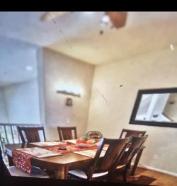 Table With 6 Chairs 