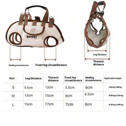 Cute Dog Backpack - Portable, Breathable Traction Backpack With Adjustable Straps For Cats And Dogs, Crossbody Or Shoulder Carry, Pet Supplies | Styli