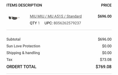 Mui Mui sunglasses