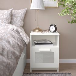 IKEA Brimnes White Nightstand Side Table