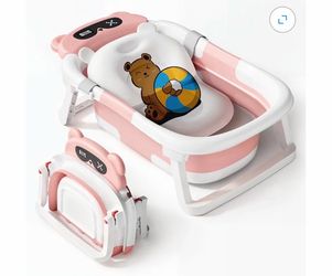 Collapsible Portable Bathtub - With Cushion