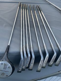 Spalding Cannon  irons and driver