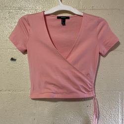 Forever 21 Pink Crop Top