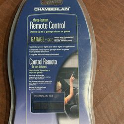 NEW-Chamberlain 3-Button Garage Door Remote Control
