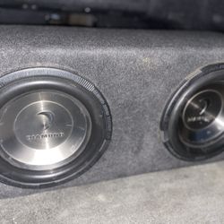 2 10” Diamond Audio Subwoofers 