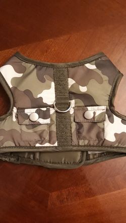 Camo dog harness