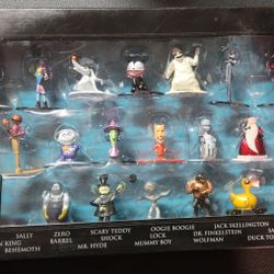 Tim Burton’s Nightmare Before Christmas Disney 18 Pc Diecast Figure Set NEW