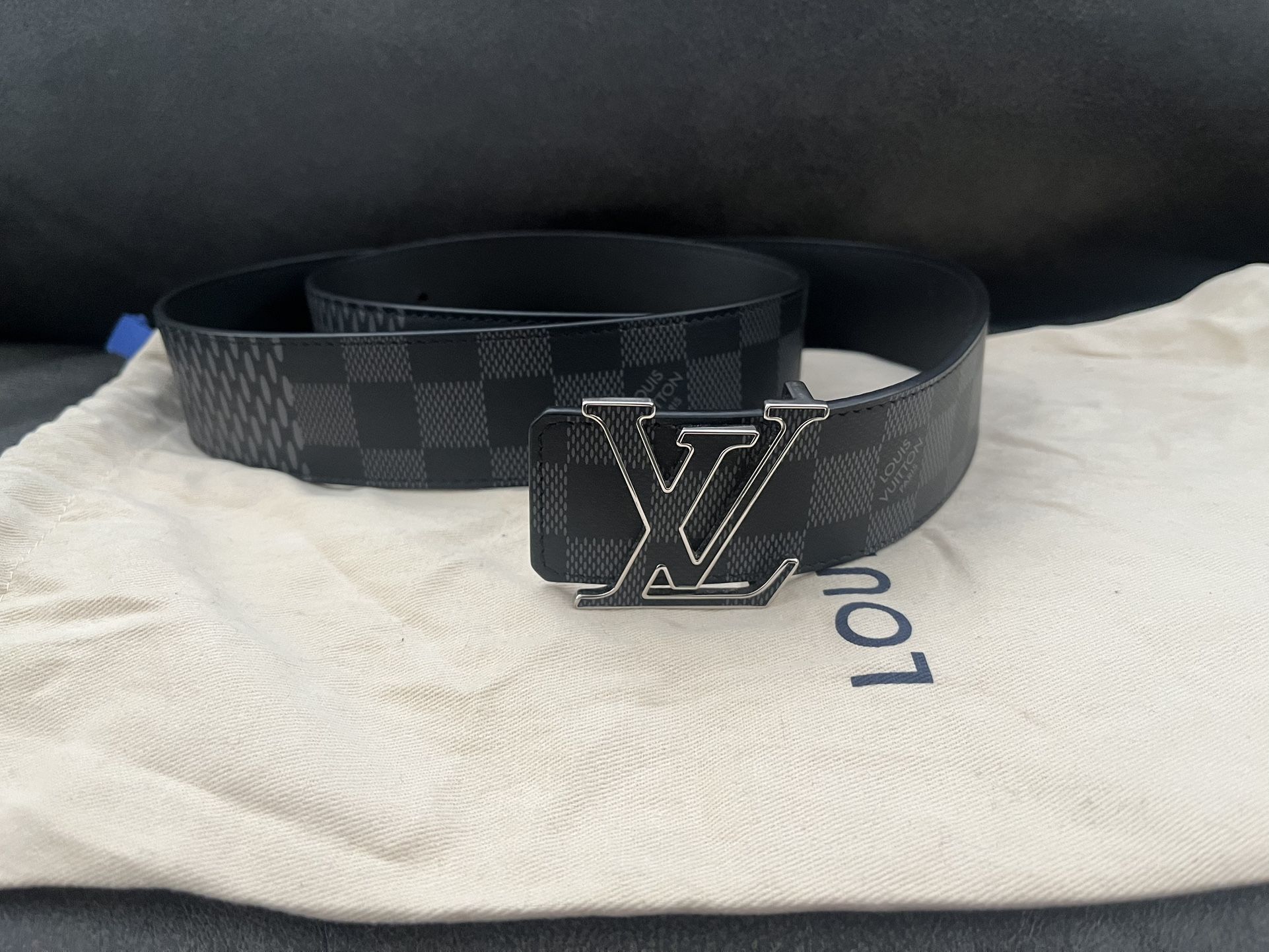 Black Louis Vuitton Belt