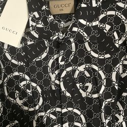 Mens Gucci Button Up Shirt