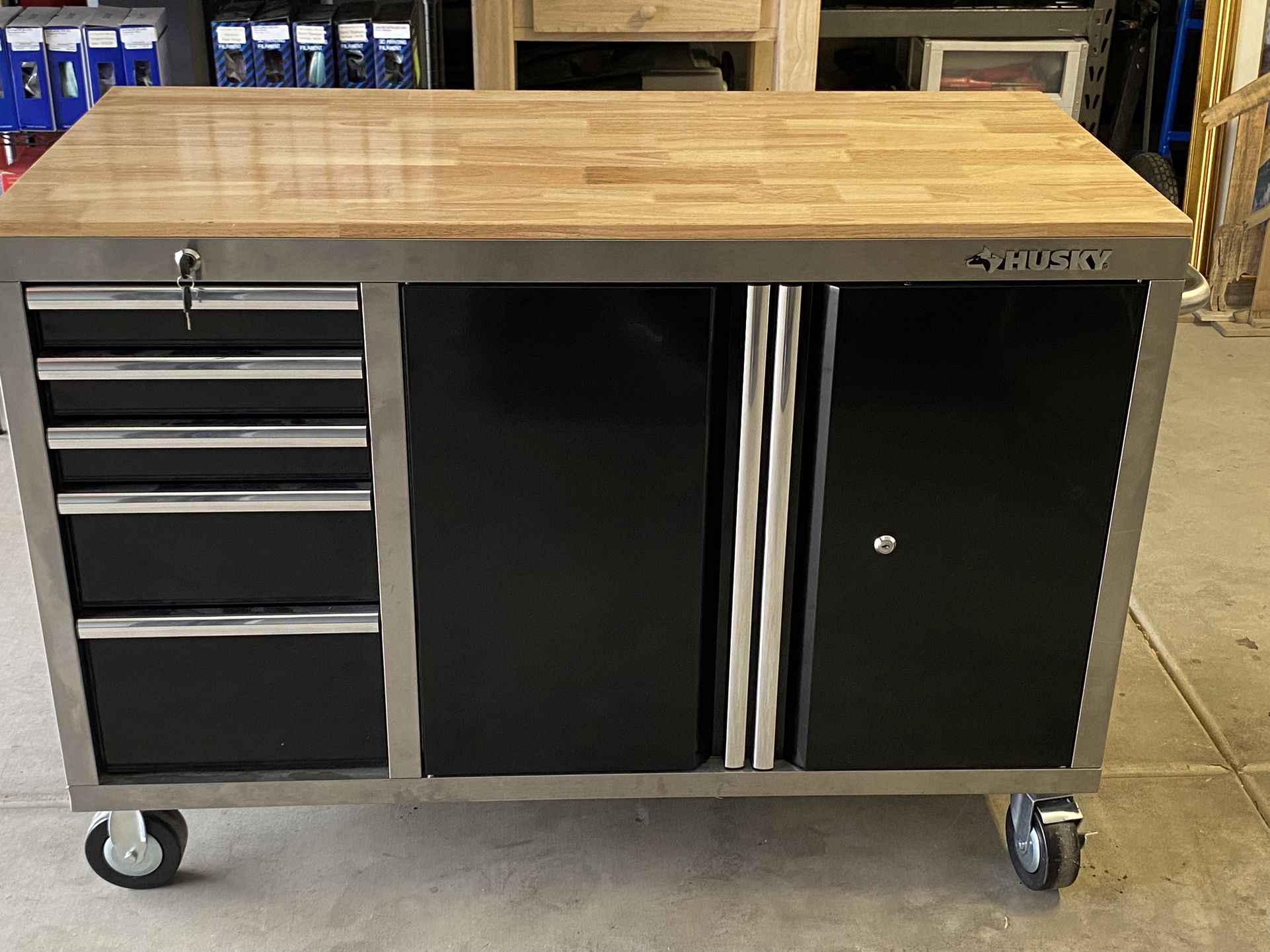 Tool Chest - 5 Drawer & 2 Door Cabinet