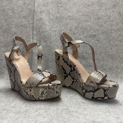 Aldo Vivant’s Wedge Sandals Size 8 , 4” Wedge Heel 2” Platform