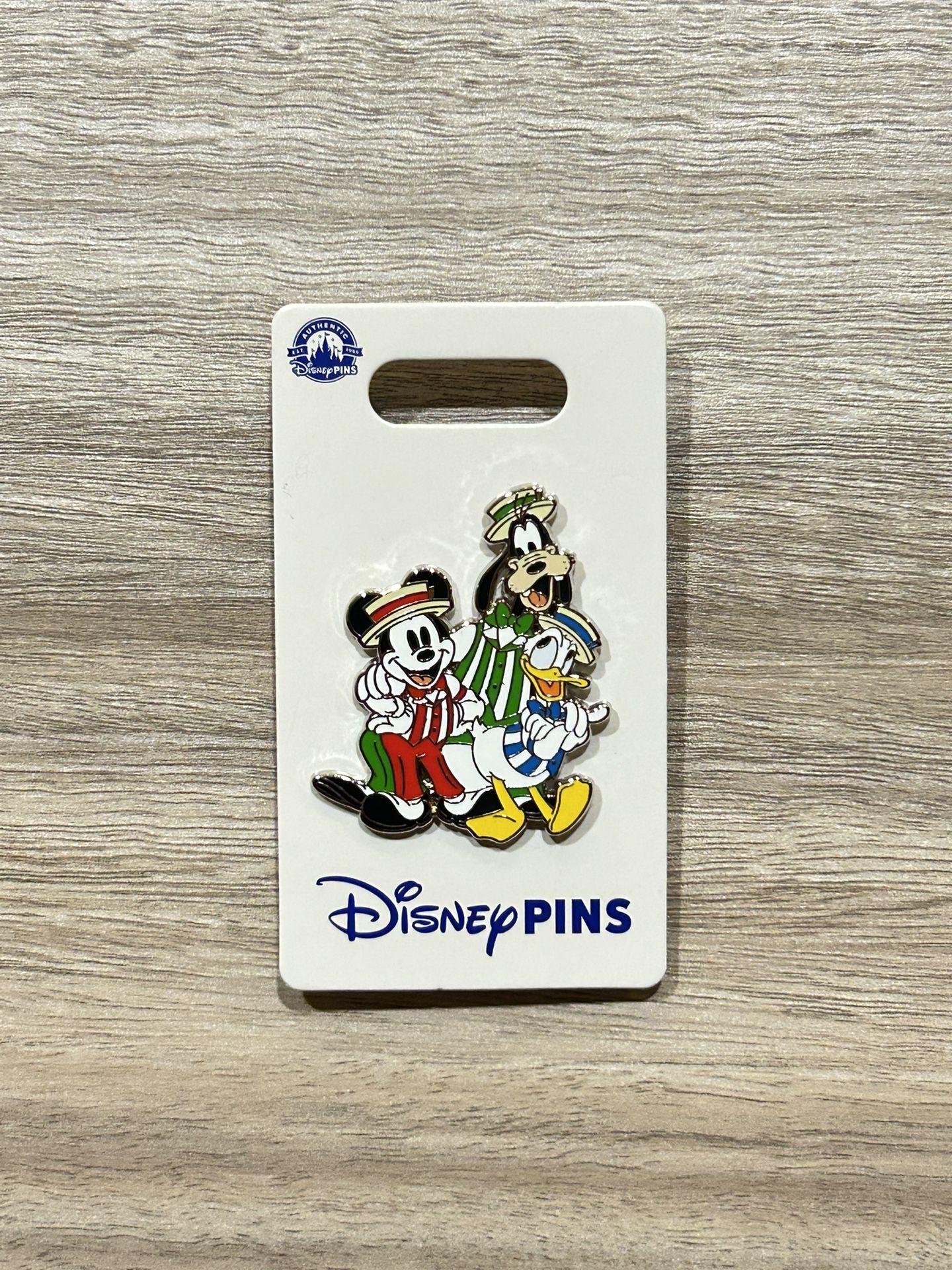 2024 Disney Parks Main Street USA Dapper Dans Mickey Mouse Goofy Donald OE Pin