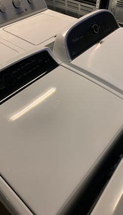 Whirlpool cabriolet washer and dryer