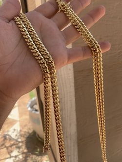 New Cuban link chain stainless steel