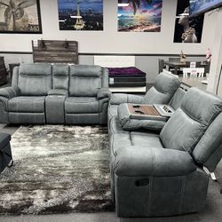 2PC Gray Sofa & Loveseat 🔥SALE🔥