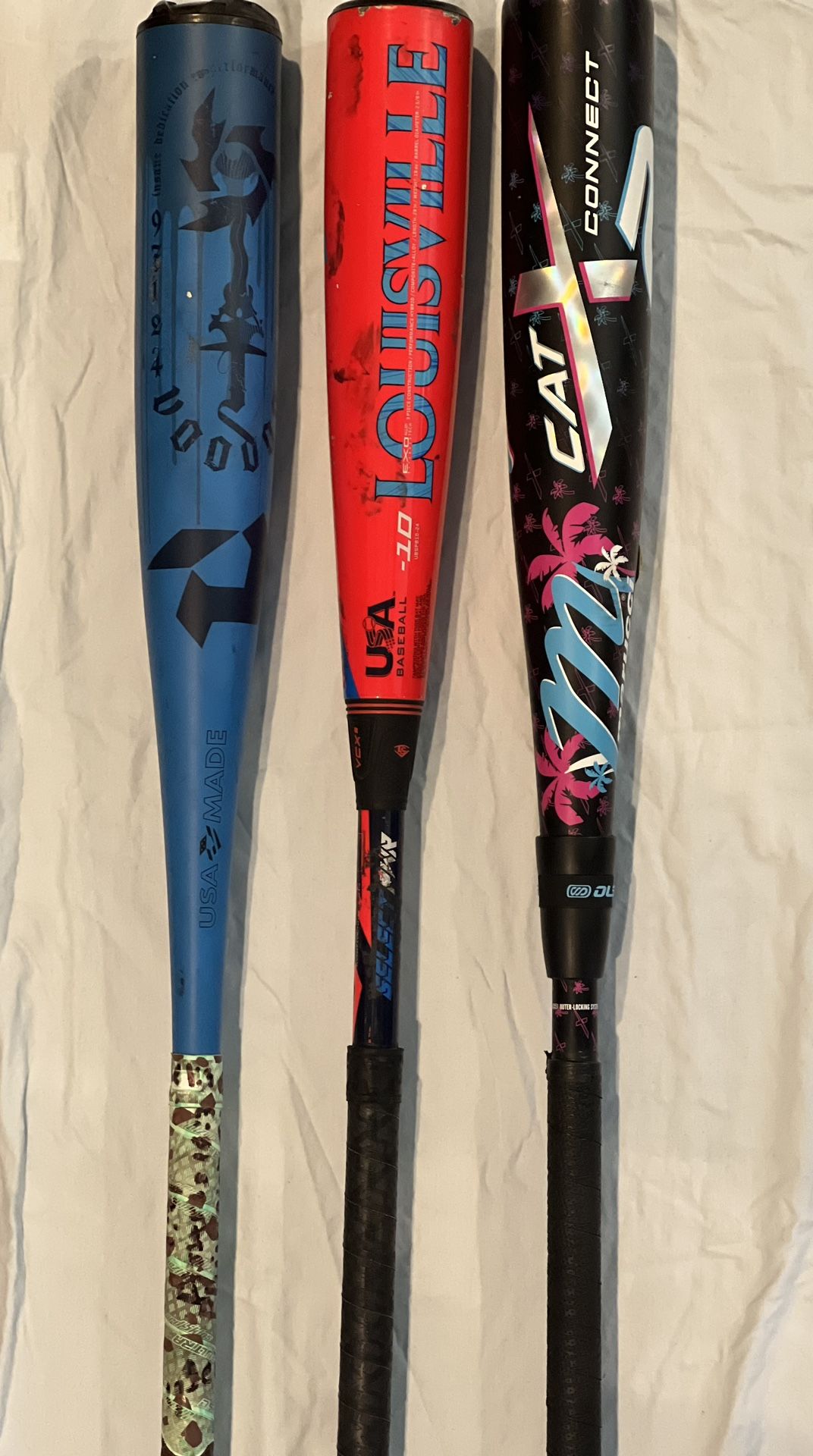 Baseball Bats Louisville Slugger DeMarini Marucci 