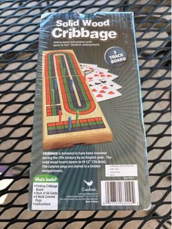 Cribbage board new