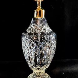Waterford Genuine Kingsley Fine Cut Crystal Urn Style Lamp - Model 7575 Base!
