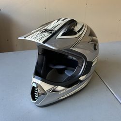 Silver Fox Racing Helmet (Youth Large)