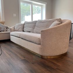 Beautiful Modern Light Grey Love Couch 