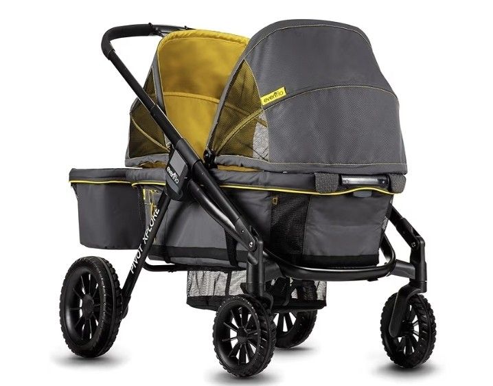 Evenflo Pivot Xplore All-Terrain Stroller Wagon (Adventurer Gray)