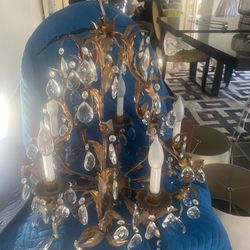 Italian Tole Chandelier 