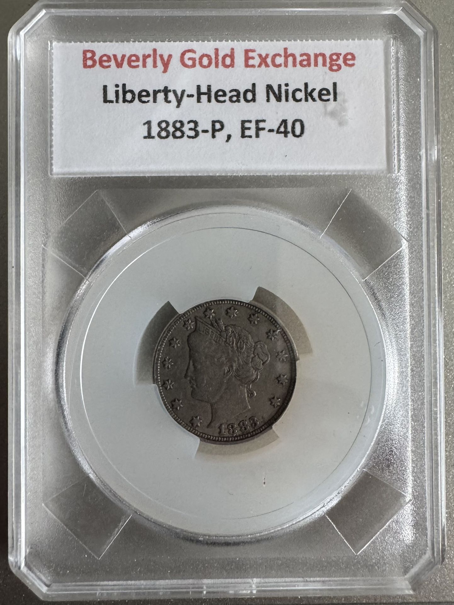 1883 P Liberty Head Nickel Coin