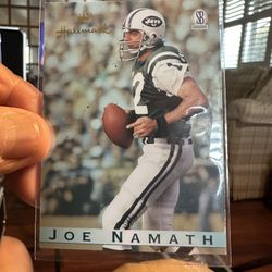 Hallmark 1996 Score Board  Card Of Broadway Joe Namath