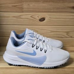 Nike Victory Pro 4 ‘White/Psychic Blue’ Golf Shoes FZ7611-101 Men's Size 9
