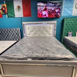 King Bed Frame With Mattress Set 😍 Pillow Top 11.5" On Sale For: