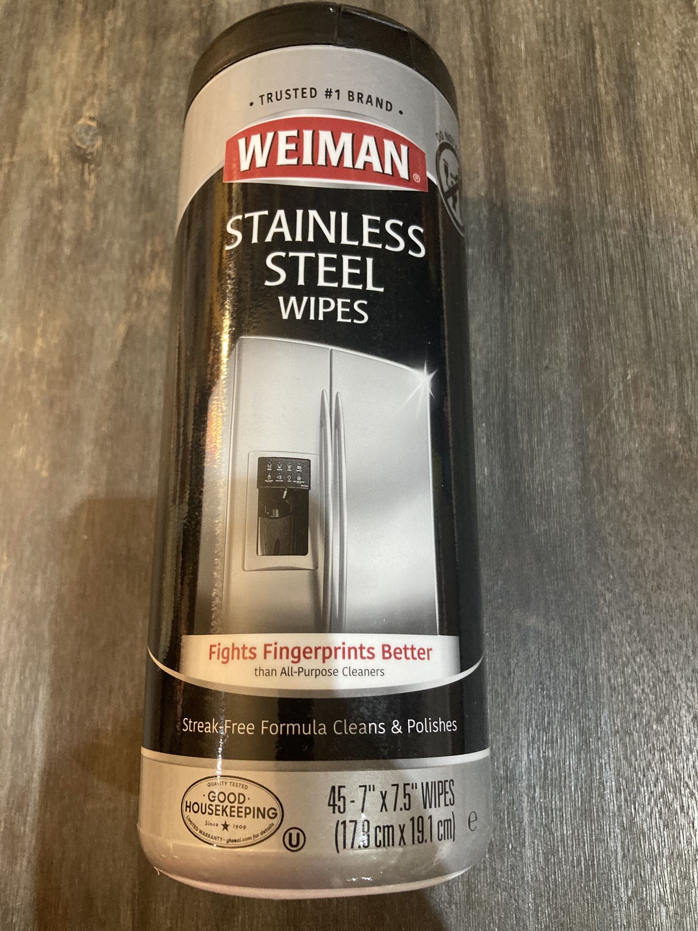 New Weiman Stainless Steel Cleaning Wipes 3 For $10