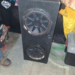 Kicker Box With Amplifier