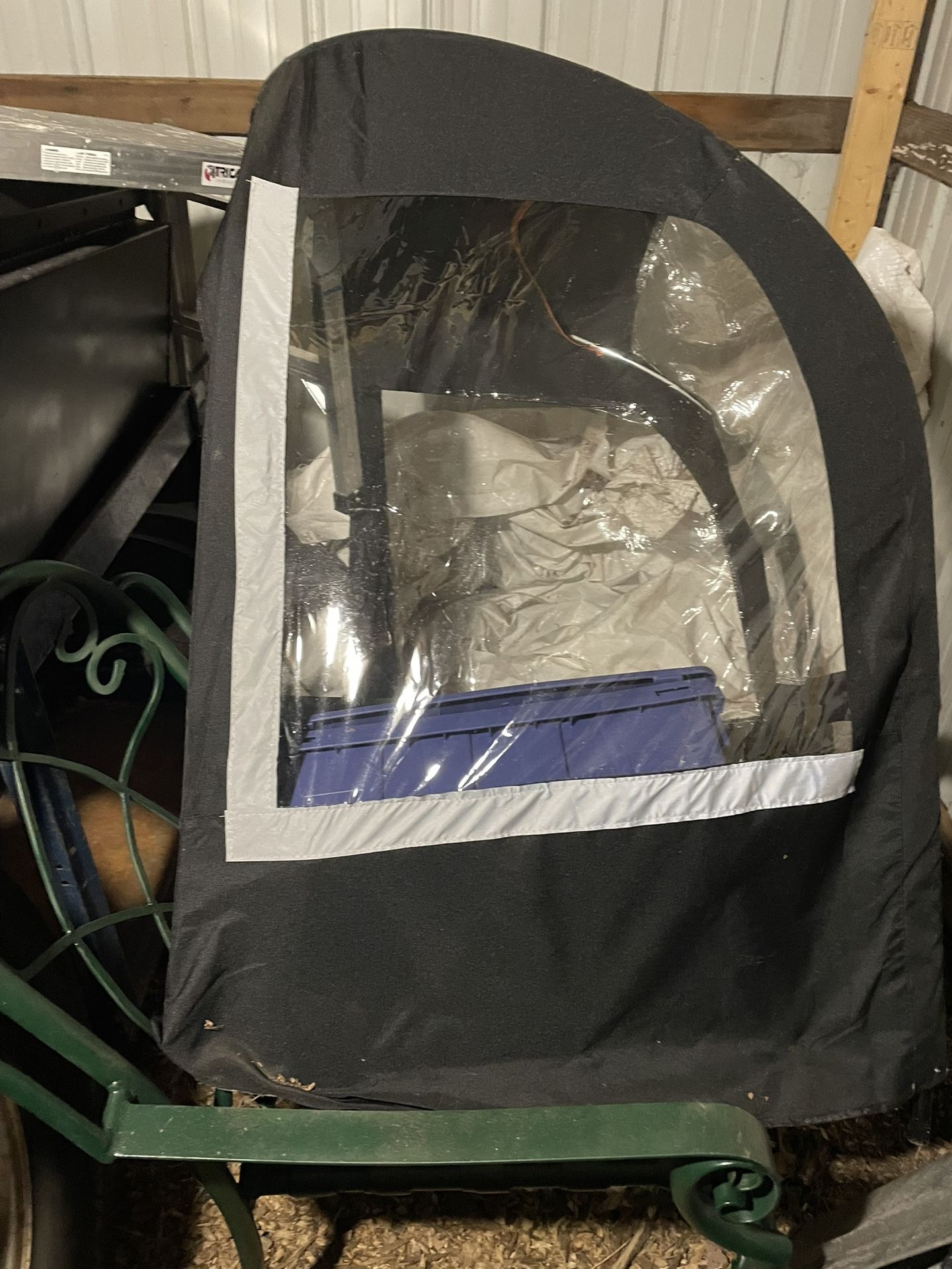 A craftsman professional snowblower with snow cover $500