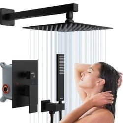 EMBATHER  BLACK  SHOWER  SET 