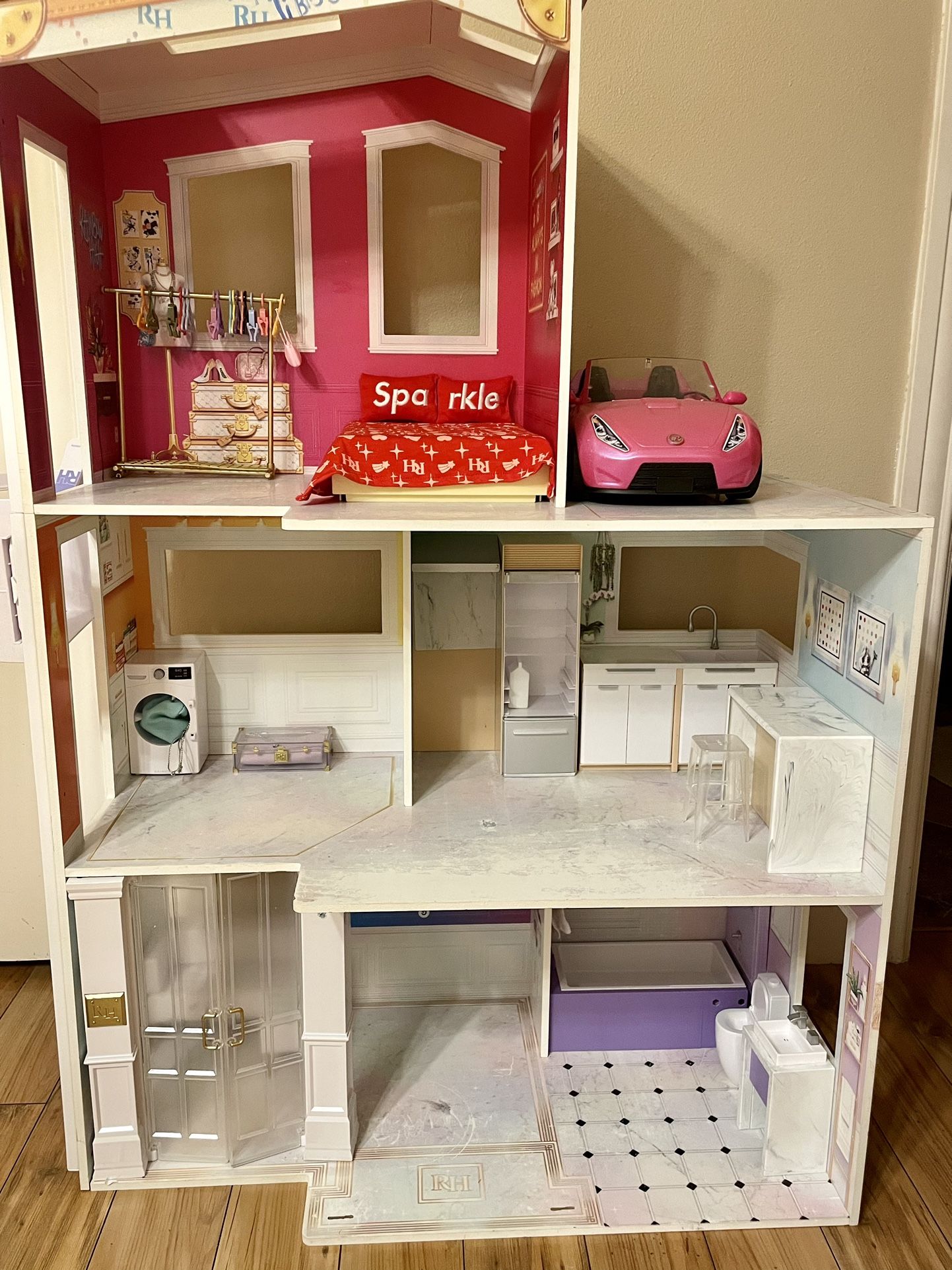 Rainbow Doll House