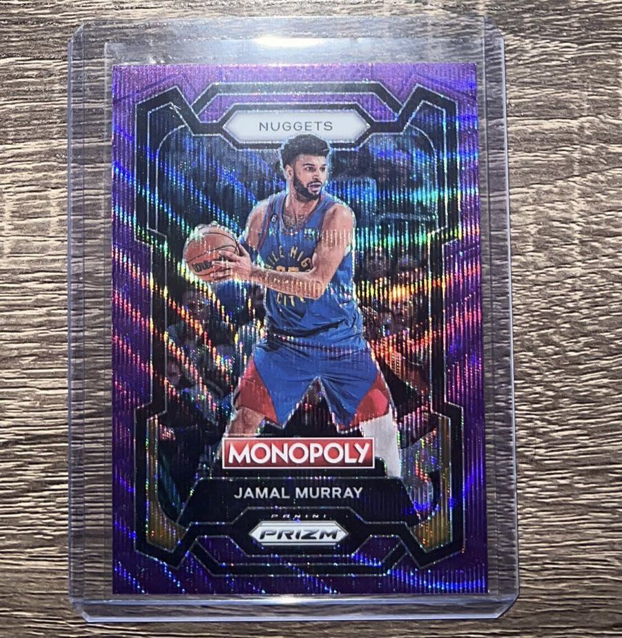 2023-24 Panini Monopoly Jamal Murray from Denver Nuggets With Purple Border 